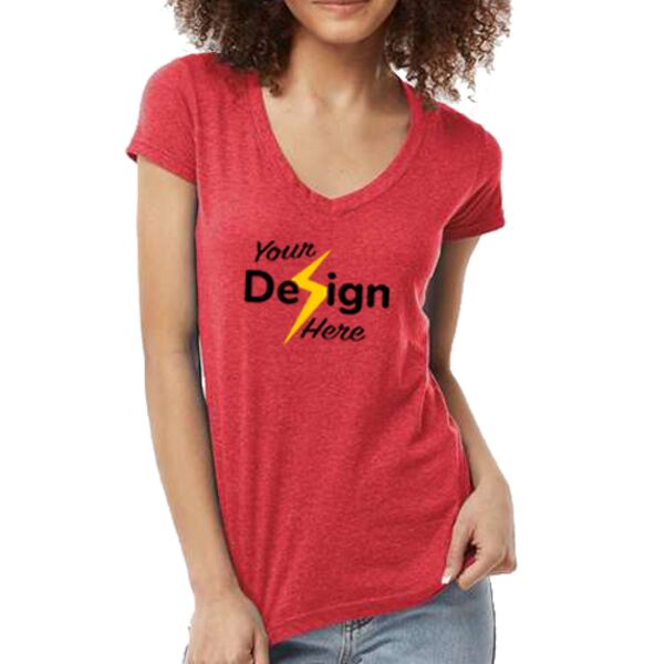Women's Poly-Rich V-Neck T-Shirt Thumbnail