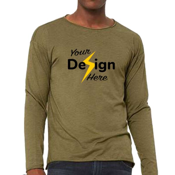 FWD Fashionriblend Raw Neck Long Sleeve Tee Thumbnail