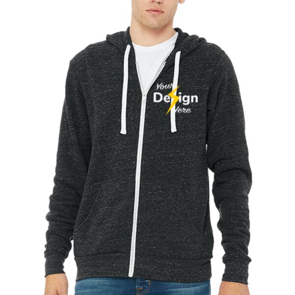 Triblend Sponge Fleece Full-Zip Hoodie Thumbnail
