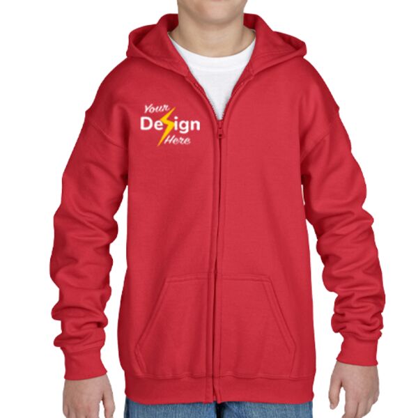 Heavy Blend™ Youth Full-Zip Hooded Sweatshirt Thumbnail