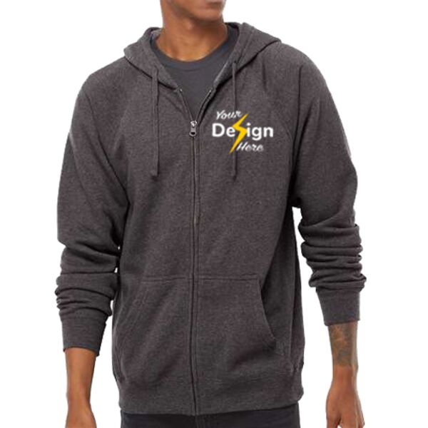 Special Blend Raglan Full-Zip Hooded Sweatshirt Thumbnail