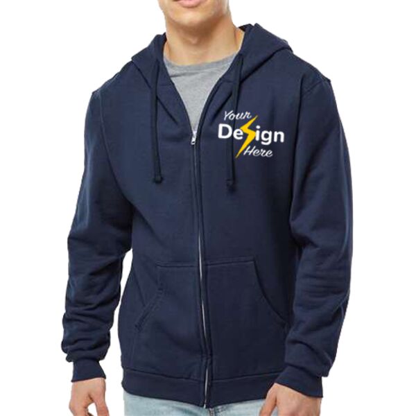Unisex Full-Zip Hooded Sweatshirt Thumbnail