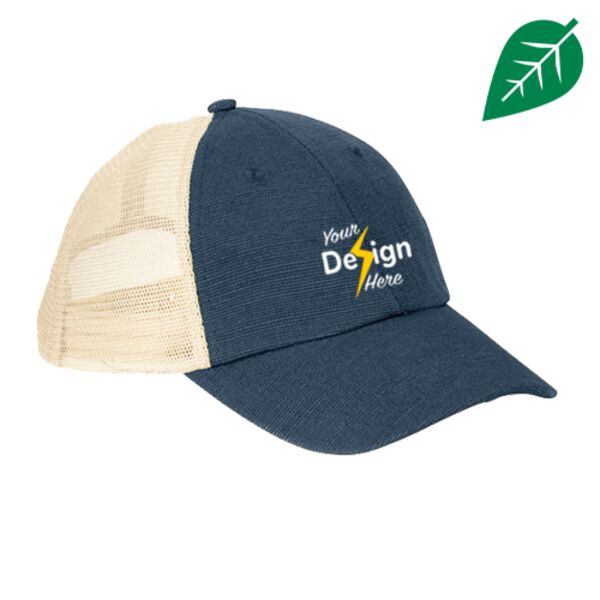 Washed Hemp Blend Trucker Hat Thumbnail