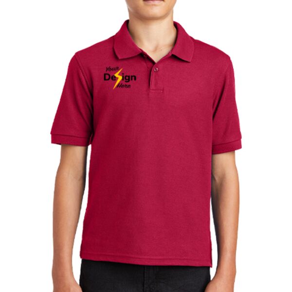 Youth Silk Touch Polo Thumbnail